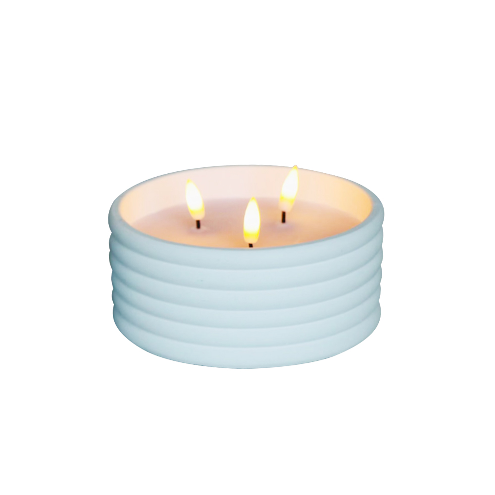 LED cement 3D Electronic Wick Candle til boligdekorationer