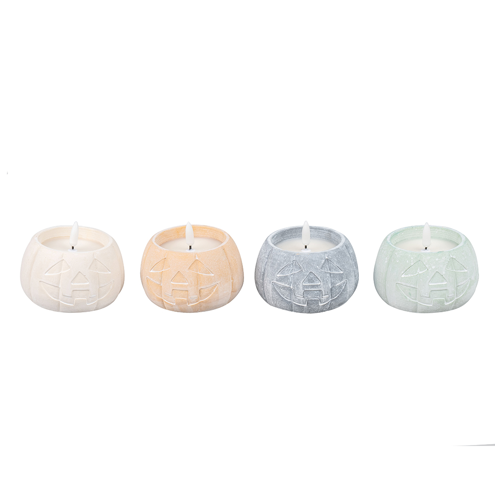Batteridrevet LED 3D WICK Flameless Flickering Candle