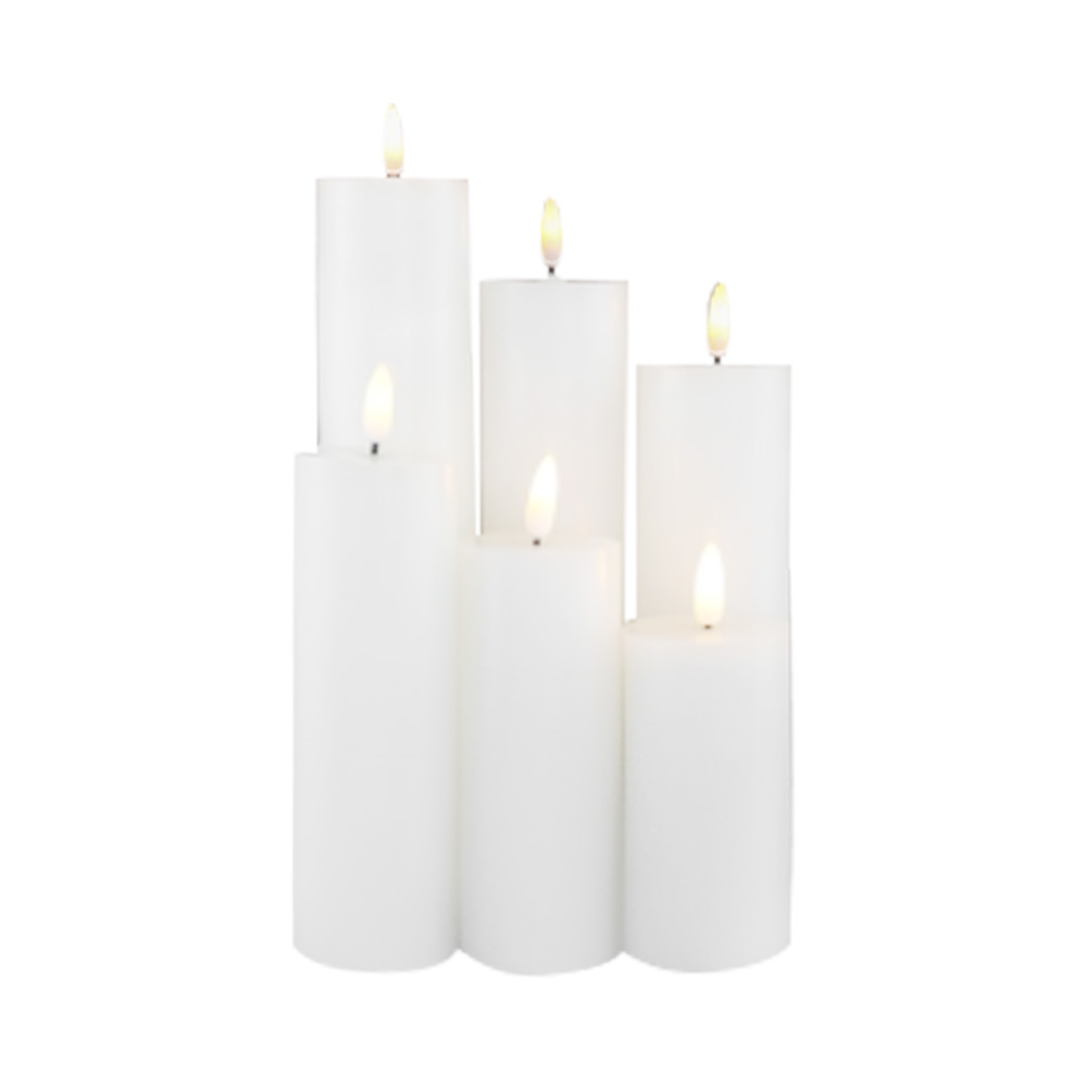 3d flamme ledede dekorative lys